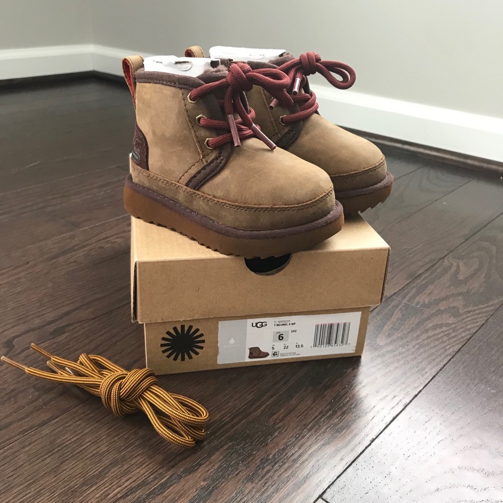 Ugg Boot Neumel II Waterproof Chukka Grizzly sz 6